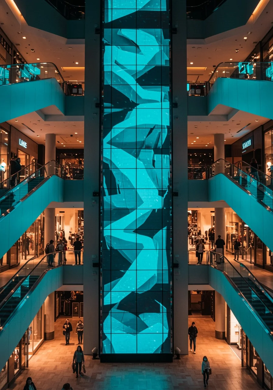 Centros Comerciales con digital signage Cleverox