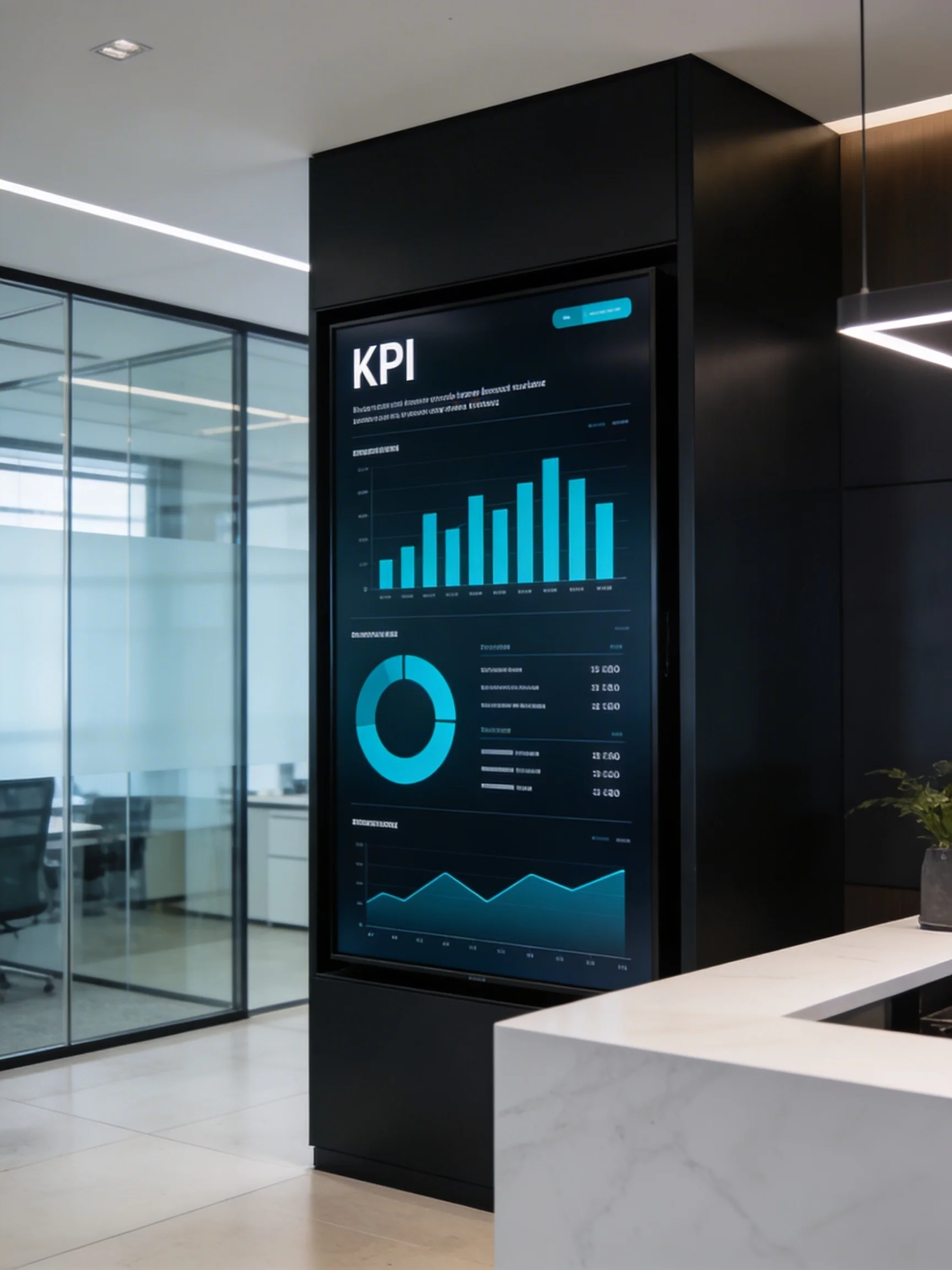 Corporativo con digital signage Cleverox